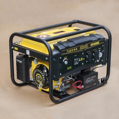开拓 1KW/3KW纯铜线单相电低噪音户外家用汽油发电机 223134