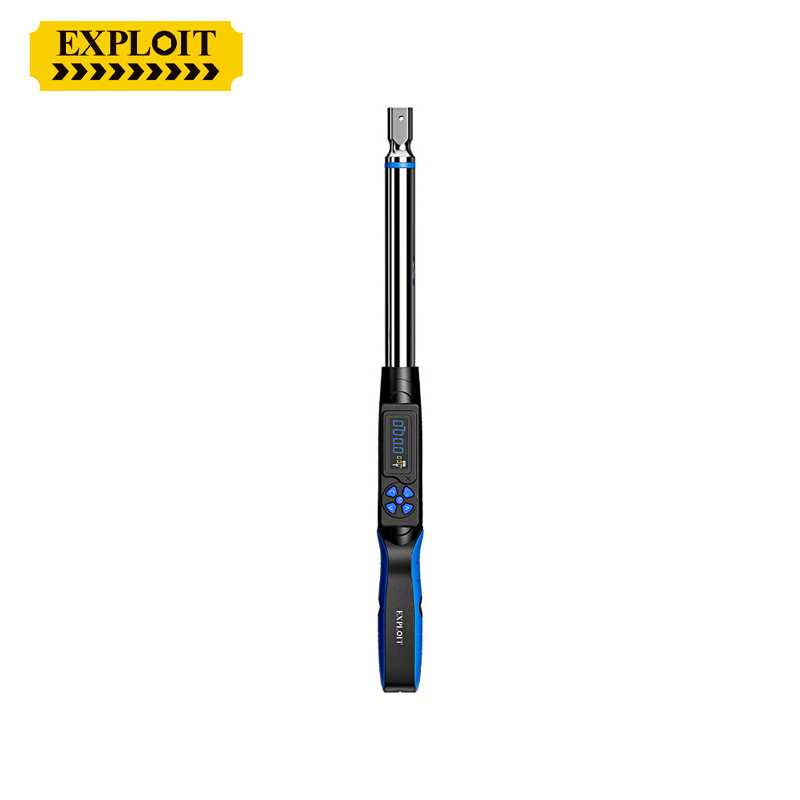 开拓可换头数显扭力扳手可调高精度震动声光三重报警汽修专用工具