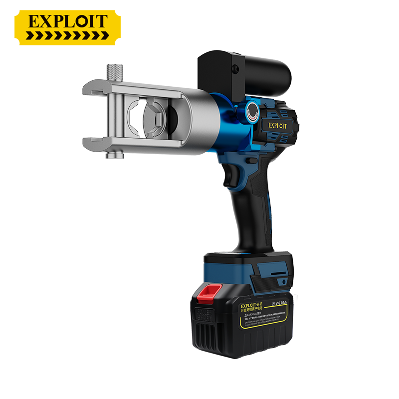 开拓液压压线钳电动锂电充电式便携电工专用高效精准液压压接工具